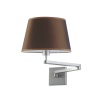 Wandlampe mit Schwenkarm Edelstahl matt Schirm – SI-EL-SW-1