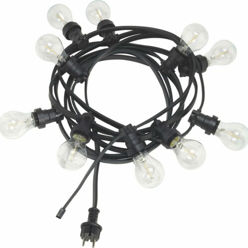 Outdoor Lichterkette Bright schwarz