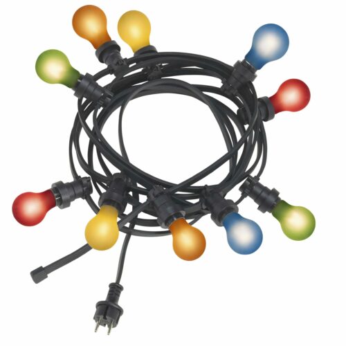 Outdoor Lichterkette Bright schwarz