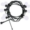 Outdoor Lichterkette Bright schwarz