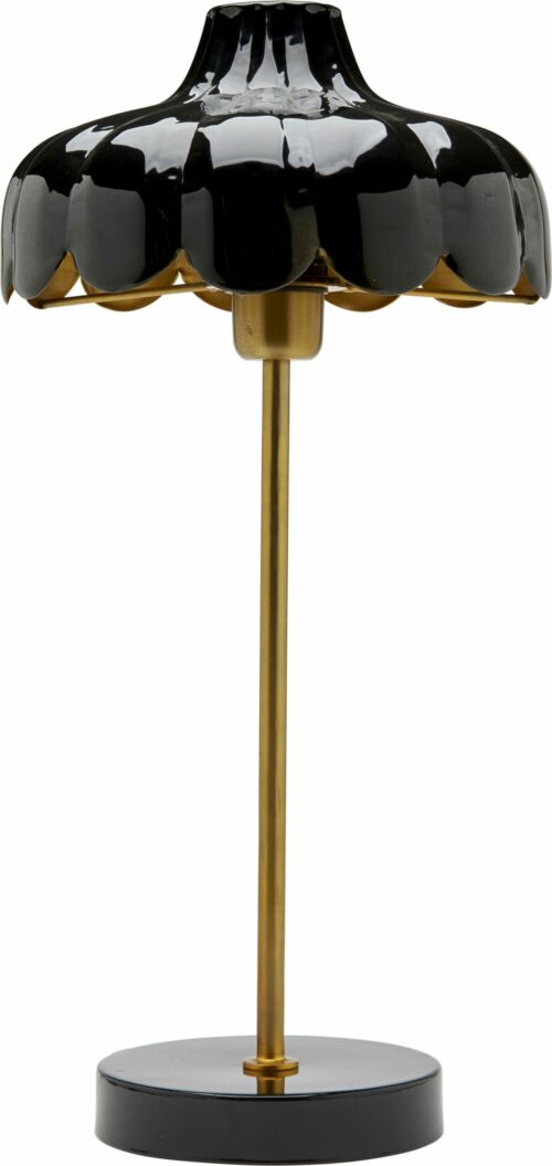 Wells TischlampeSchwarz/Gold 50cm