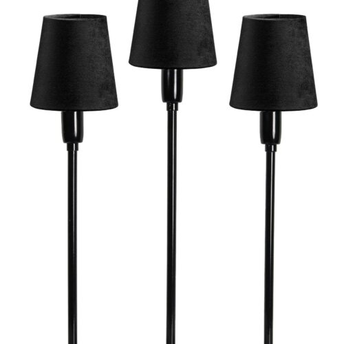Tischleuchte Soft 3 armig L schwarz Lampenschirme schwarz 4